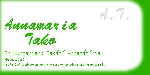 annamaria tako business card